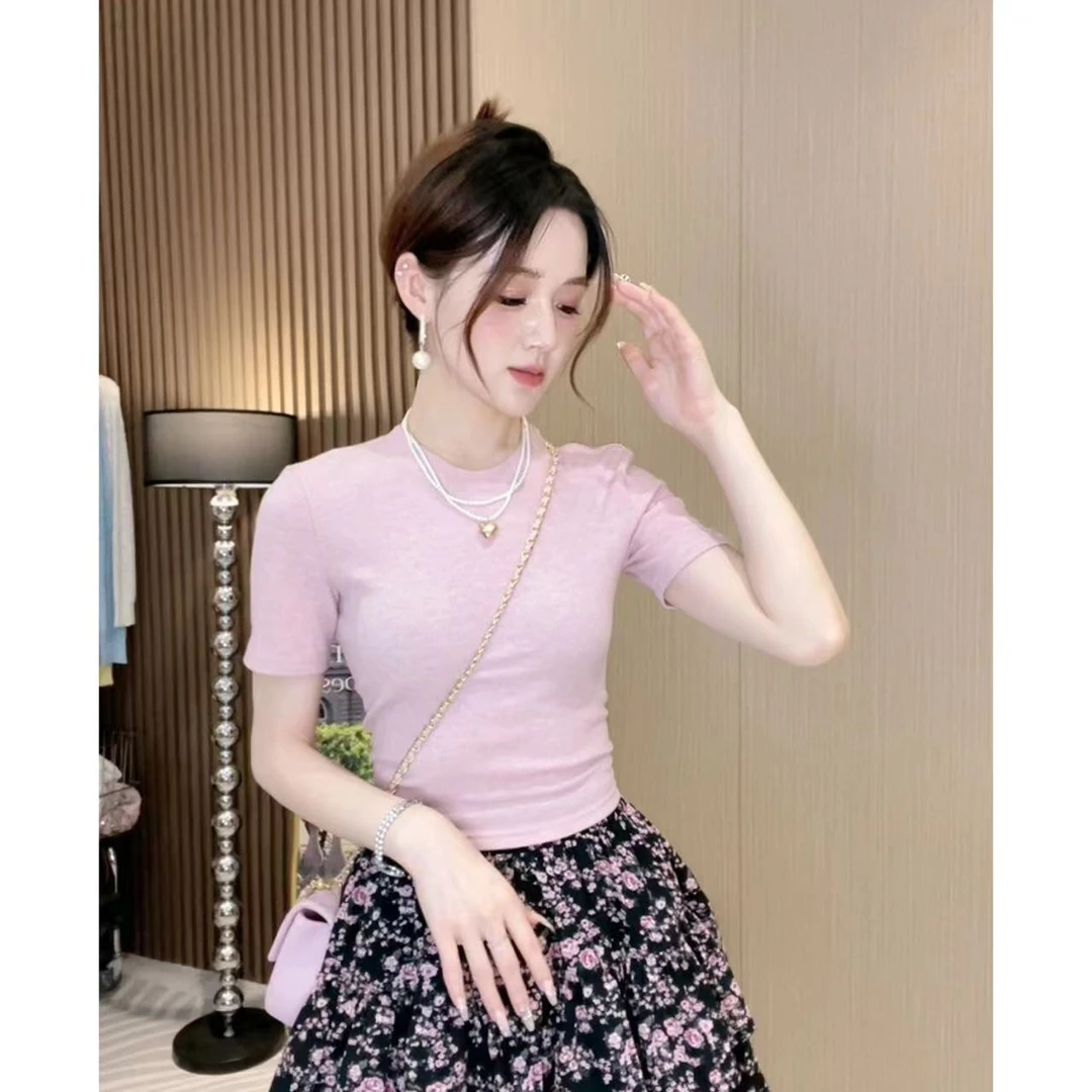 【简约不简单】露后腰抽绳正肩减龄少女时尚显瘦上衣百搭洋气气质