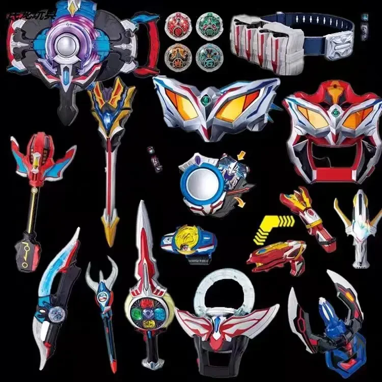 奥特曼变身器发声发光赛罗艾克斯罗布泰伽泽塔头镖武器收纳盒装备