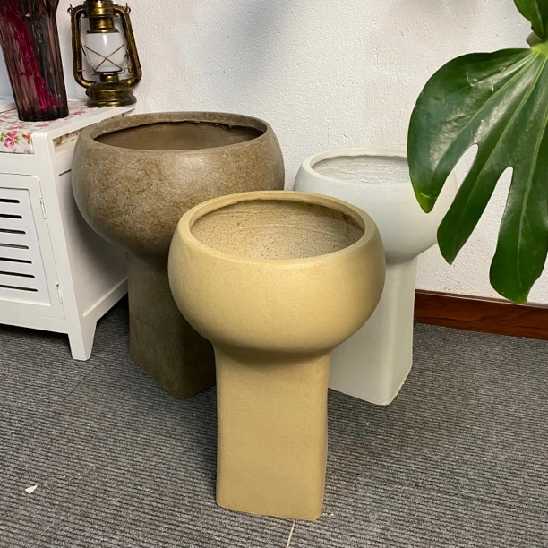网红环保镁泥花盆-火锅系列