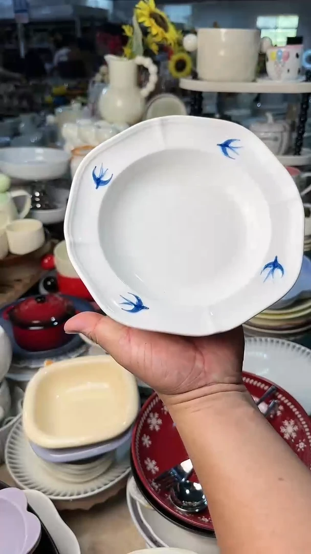 【闪购商品】瓷片蓝色燕子 微瑕凑满20元包邮