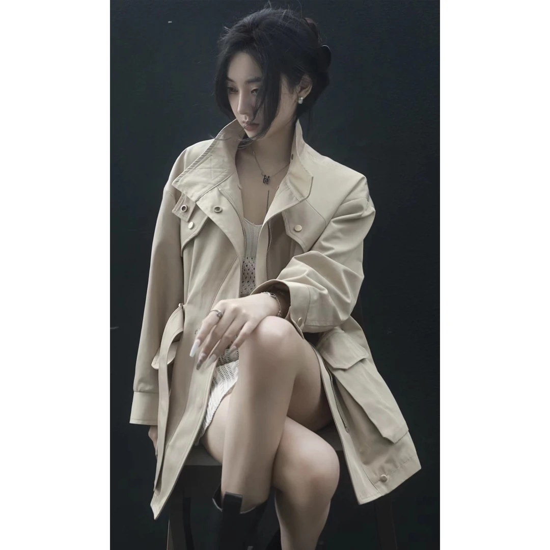 GR&CF/歌瑞丝芬623 品牌设计师外套风衣