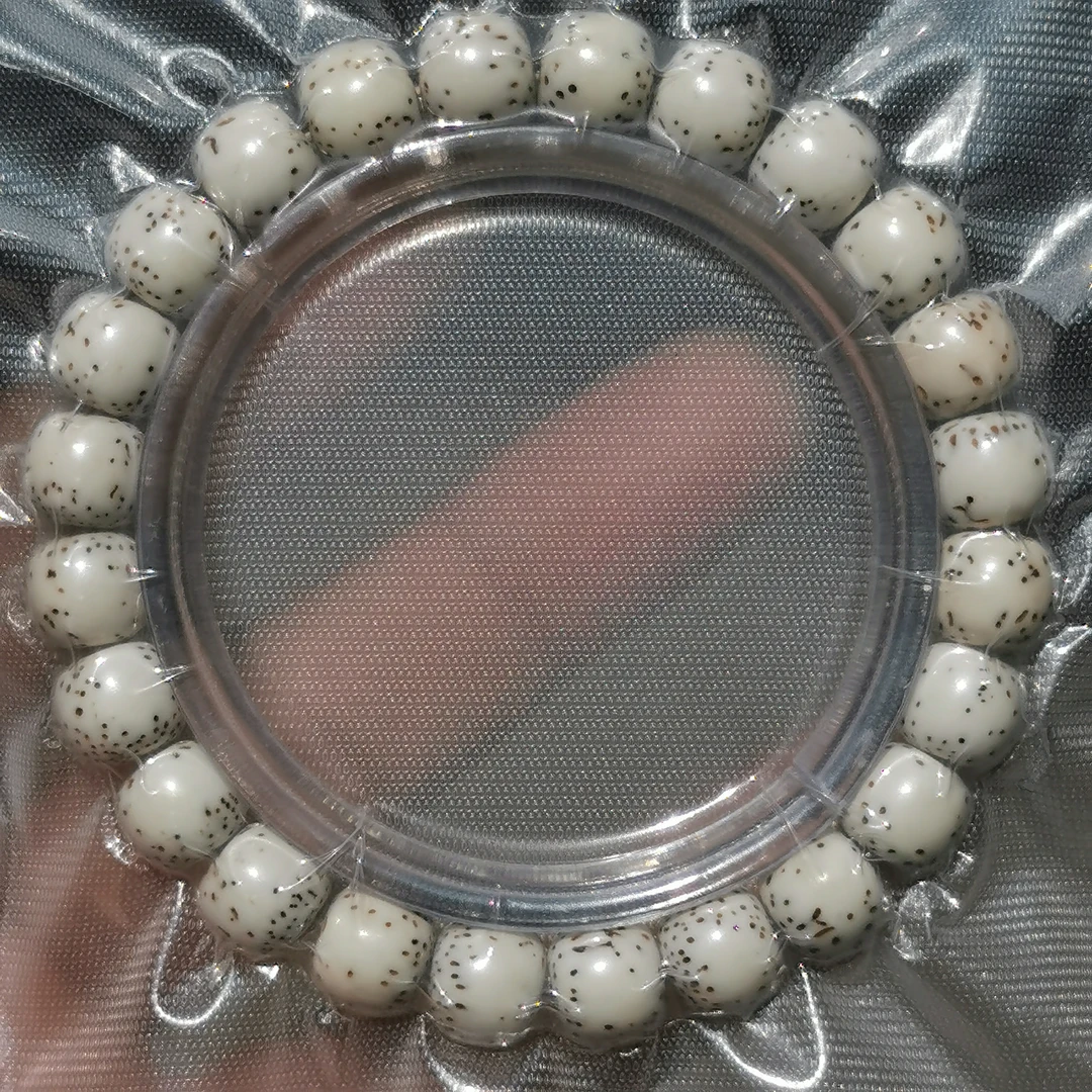 .星月单圈大留白7*8原白核桃