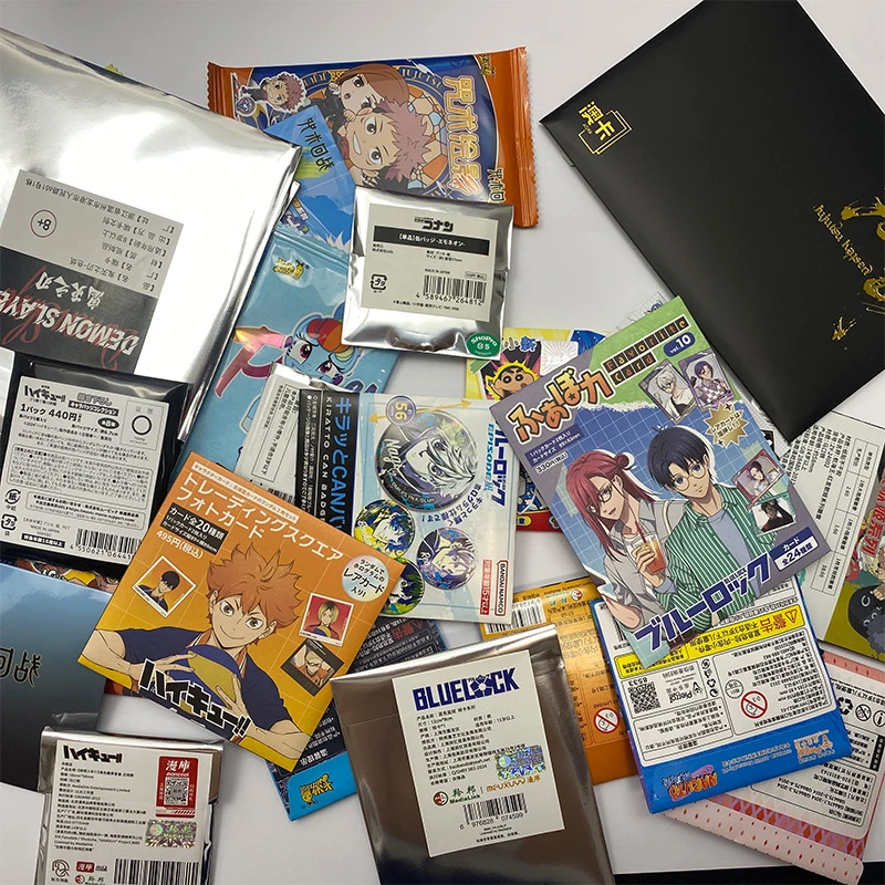 【拆包】推推乐-日谷/国谷/港谷/同人谷混池吧唧卡片色卡盲盒代拆