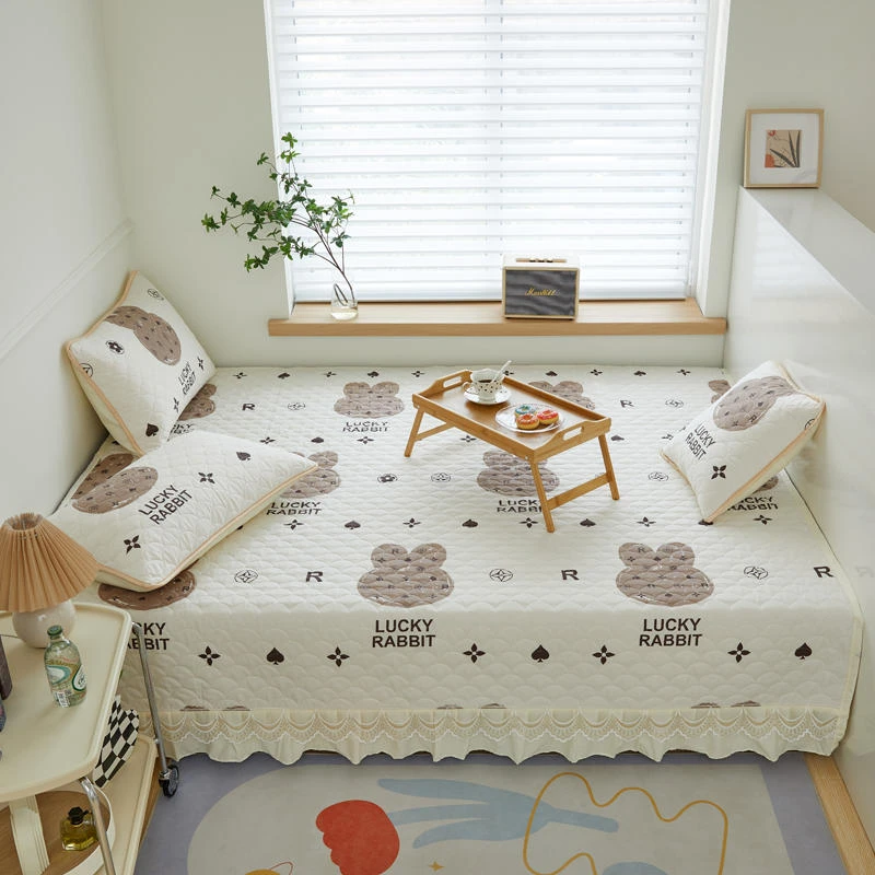 定制榻榻米专用床盖纯棉全棉大炕盖炕单防滑夹棉炕罩炕套炕垫子