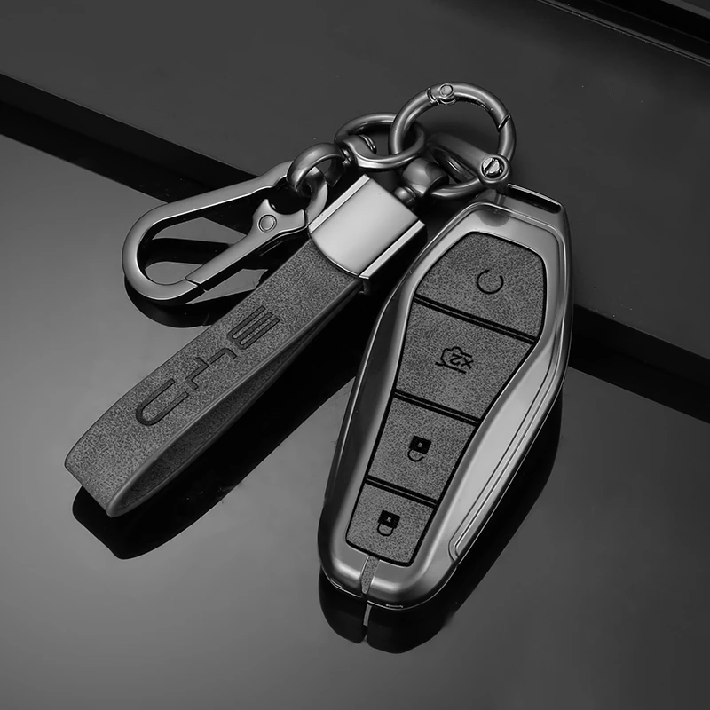 适用比亚迪海鸥钥匙套专用2023款23汽车用品包壳扣皮装饰品内饰男