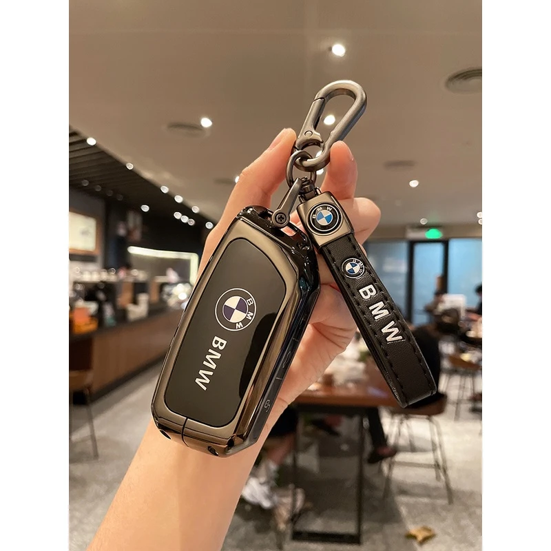 宝马钥匙套23款7系735li/740li高档x1/x5/x6/x7/i7/ix/xm女扣壳男