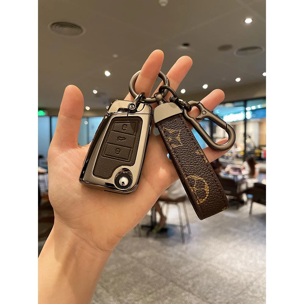 适用于大众钥匙套迈腾帕萨特CC速腾宝来途岳探岳朗逸途观L探歌壳