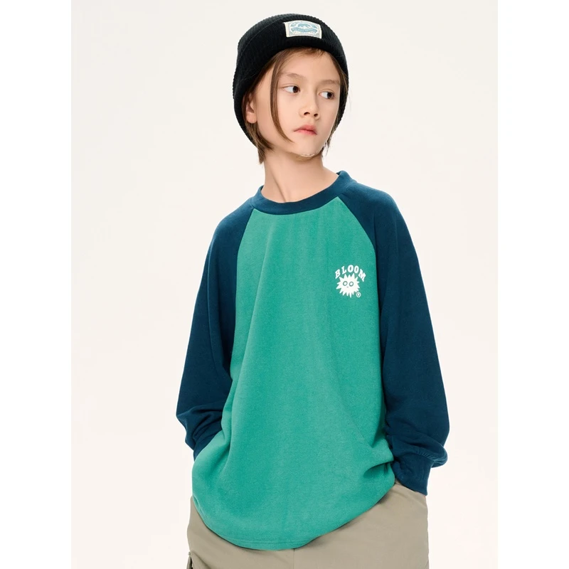 邦仔家童装春秋男女童发热暖姜纤维羊绒打底衫抗菌不变形T