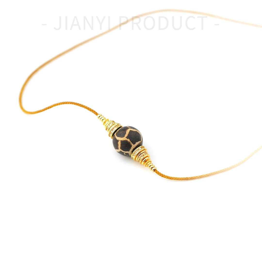 【见一文玩】天珠锁骨链定位万能轴108珠串延长配件文玩配饰 JY113