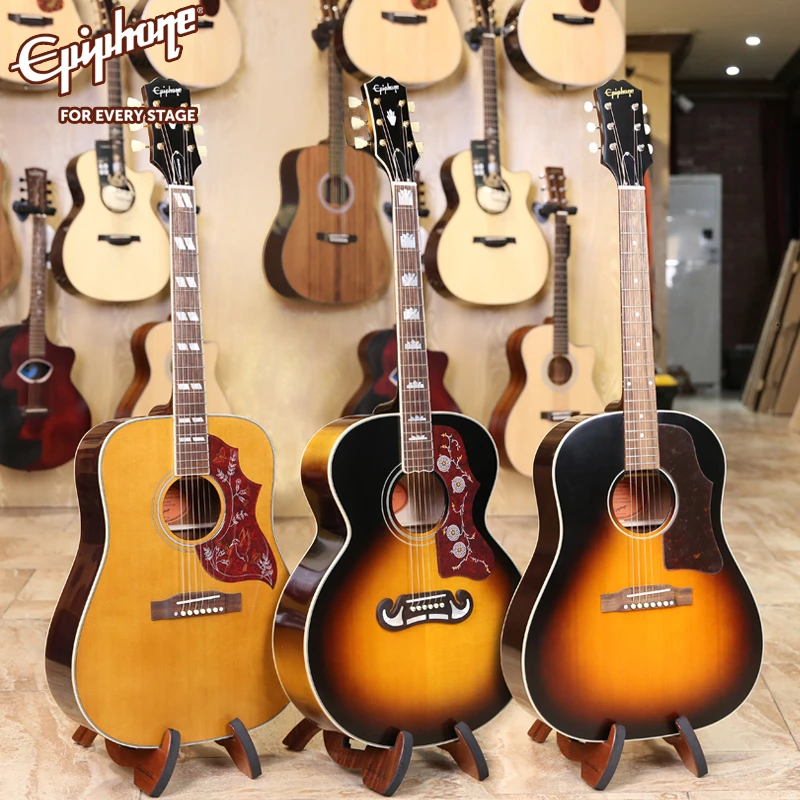epiphone 易普锋 Masterbilt J45 J200 蜂鸟 12弦电箱木吉他