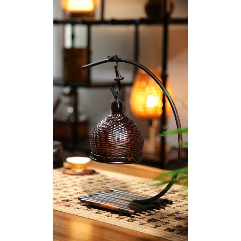 纯手工竹编香炉 家居书房茶室香炉烟熏炉