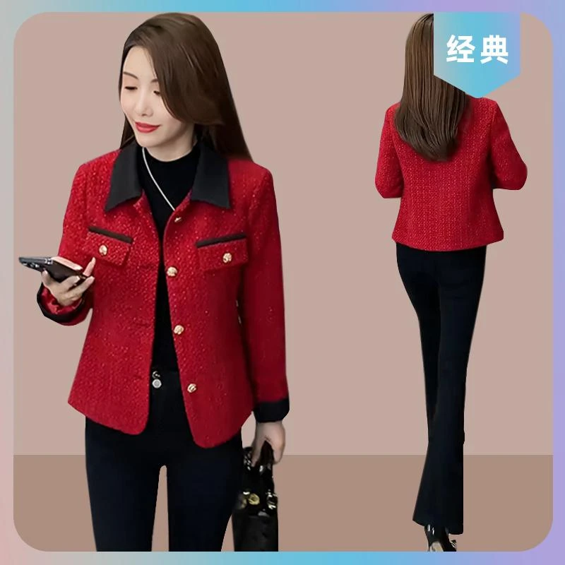 2025春秋新款今年流行独特小香风短外套女小个子高级感气质上衣潮