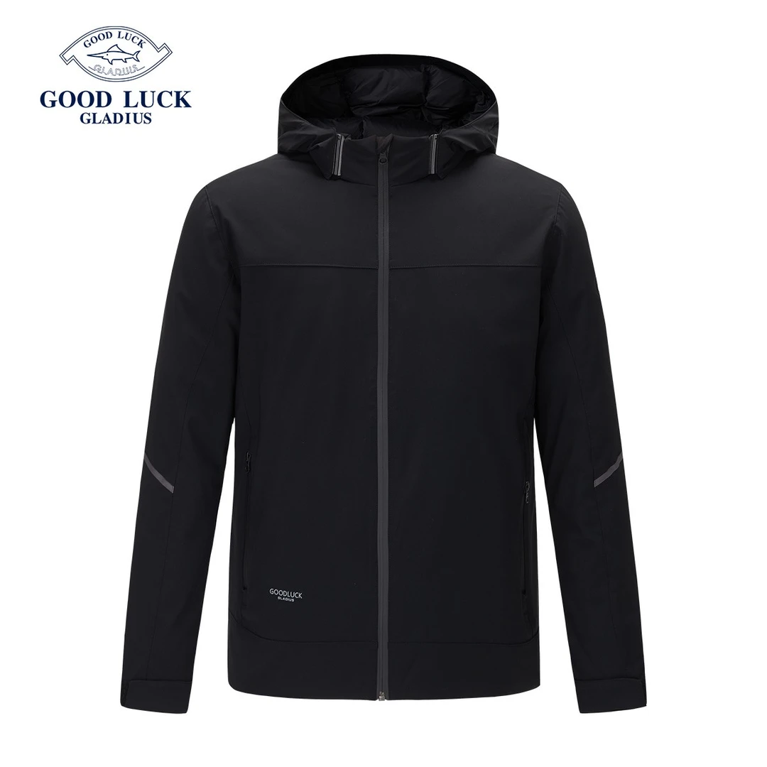 GOOD LUCK德鲨冬季新品羽绒服90白鸭绒外套-LR06502
