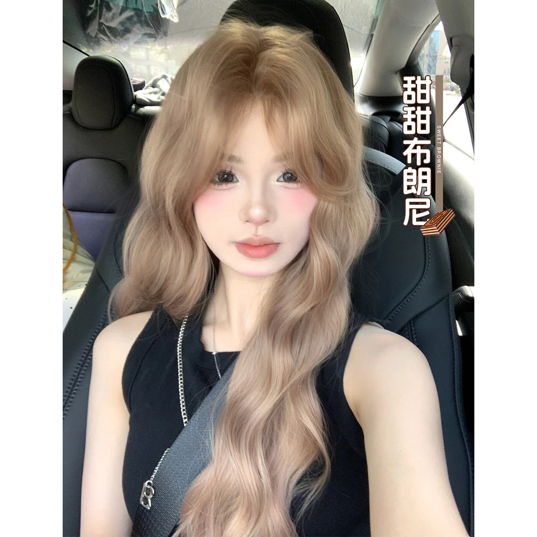【甜甜布朗尼】崽崽假发气质氛围感蕾丝女气质lolita网红同款全头套