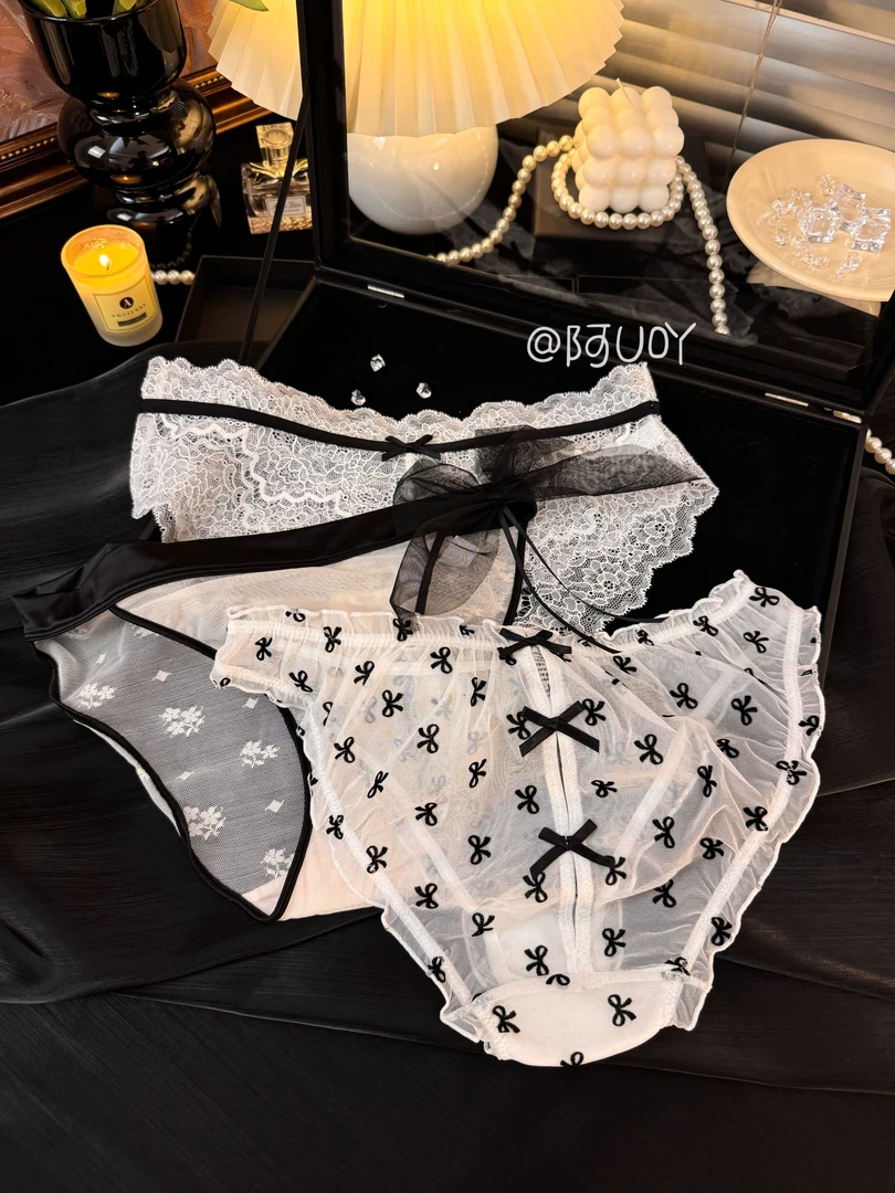 “乖巧芭蕾” 蕾丝性感纯欲内裤