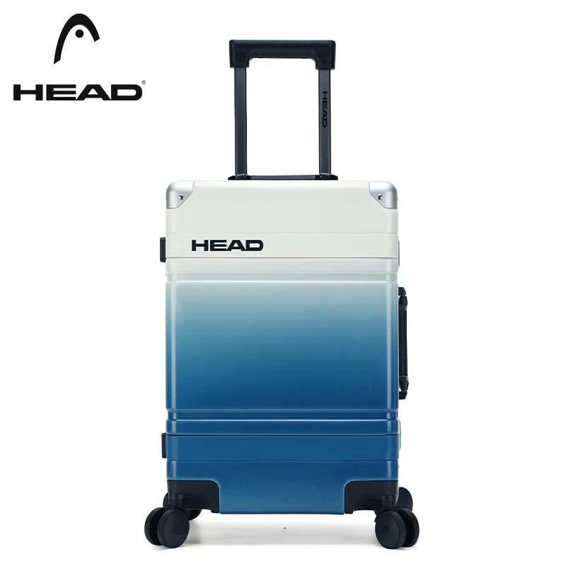 HEAD/海德 PC铝框学生行李箱非国家地理万向轮拉杆登机旅行箱大号