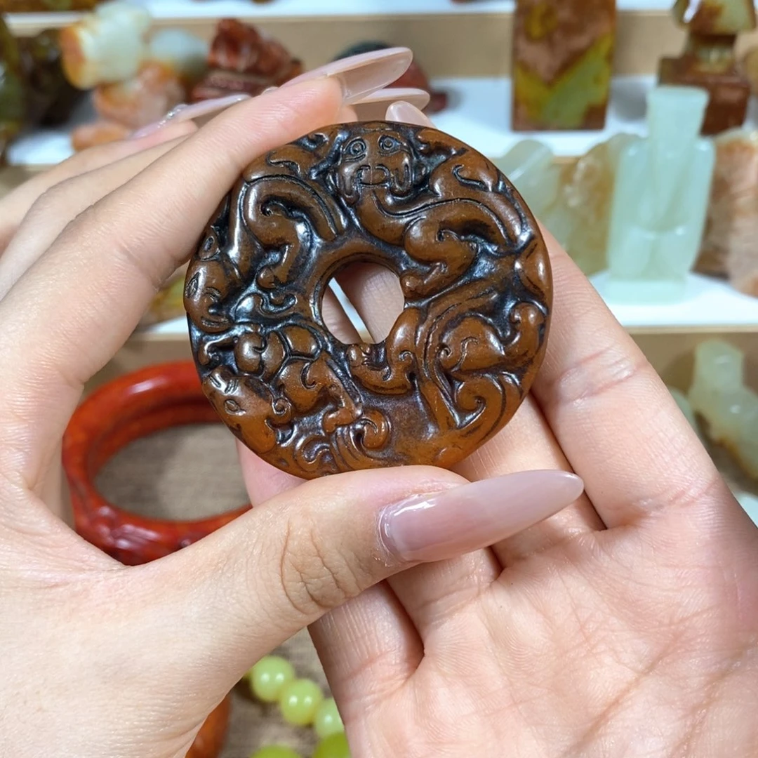 白玉菩提吊坠白玉菩提白玉菩提摆件