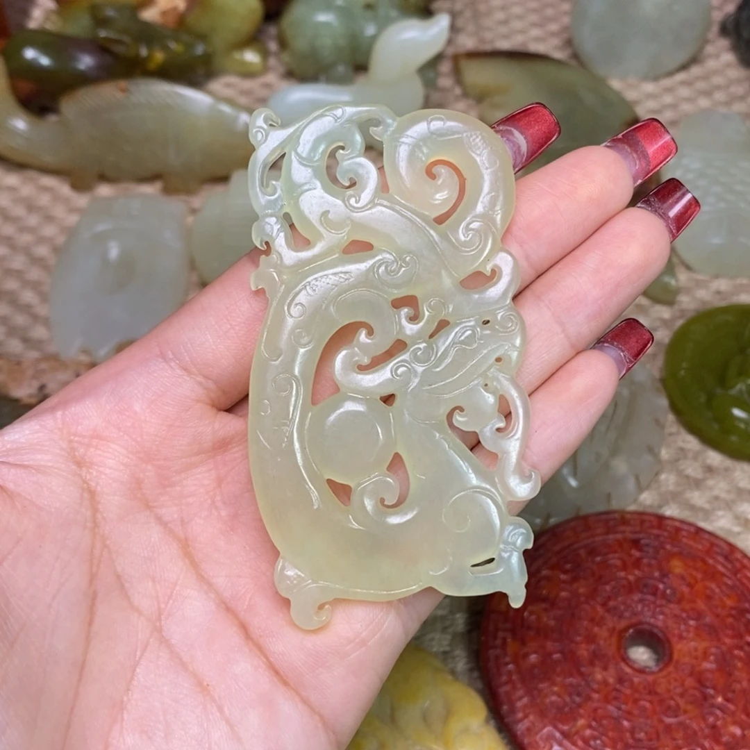 白玉菩提吊坠白玉菩提白玉菩提摆件