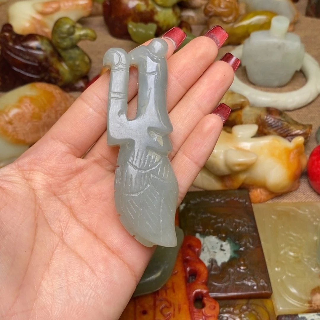 白玉菩提吊坠白玉菩提白玉菩提摆件