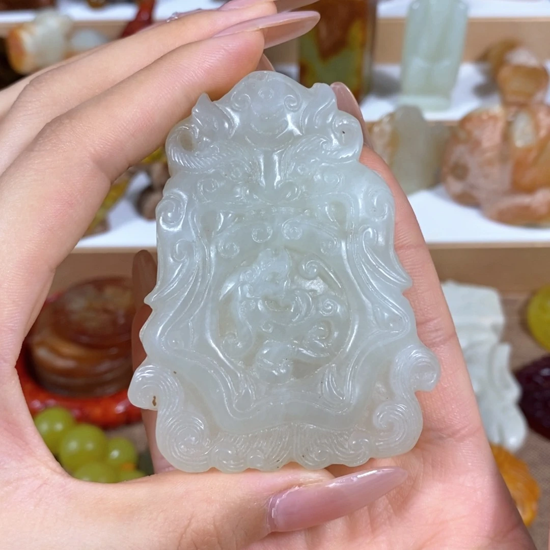 白玉菩提吊坠白玉菩提白玉菩提摆件