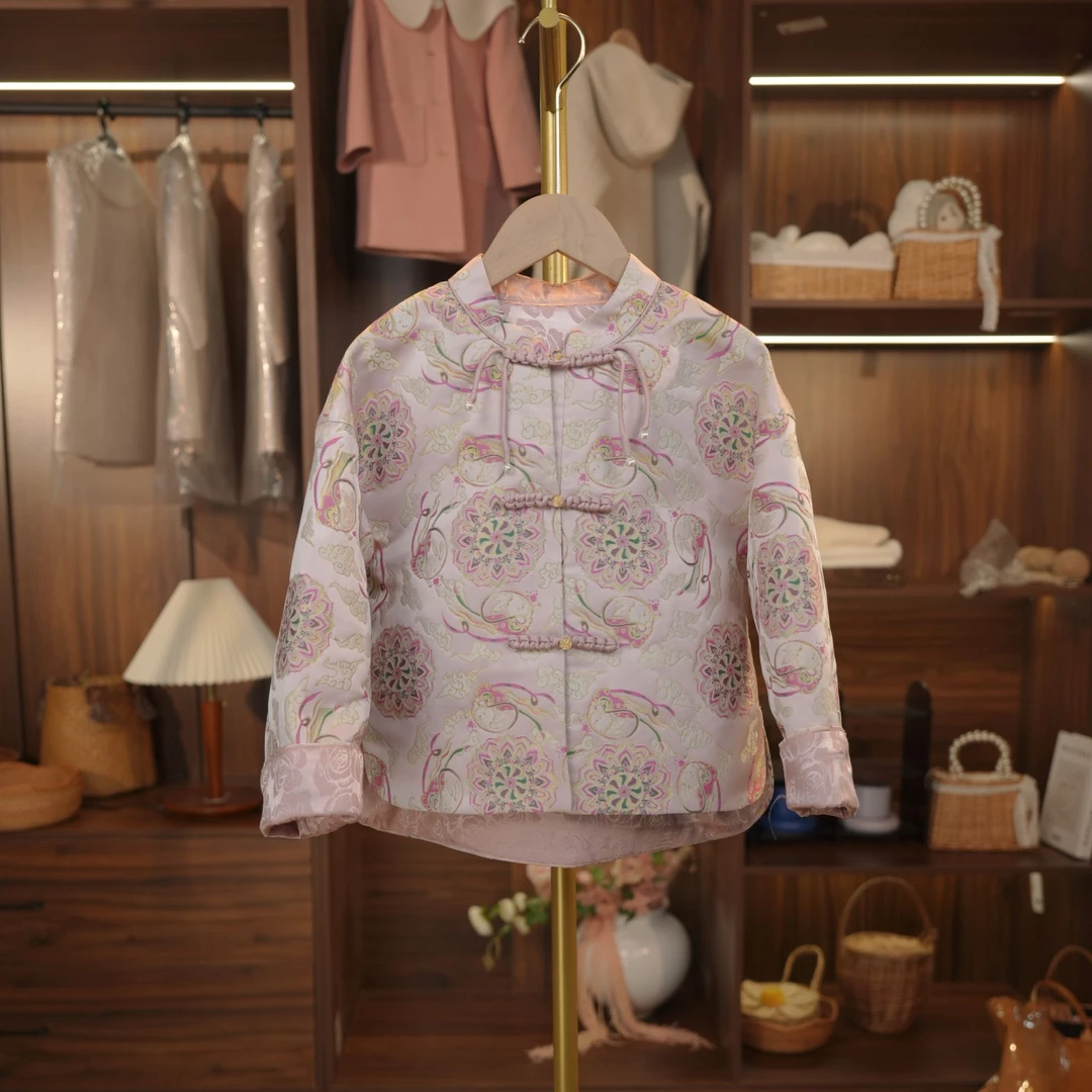 泡芙定制 新款儿童中国风新中式国风汉服马甲 DY241004