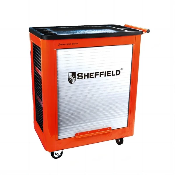 SHEFFIELD/钢盾网格工具车可移动工具多层推车