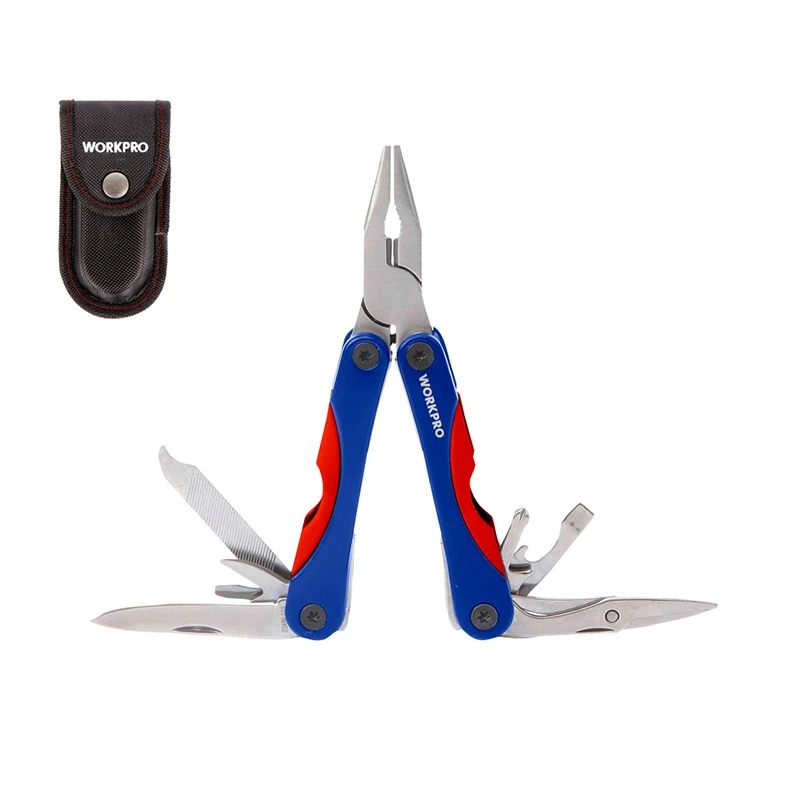 WORKPRO/万克宝铝塑柄15合1多功能钳  户外必备（微瑕处理带包装）