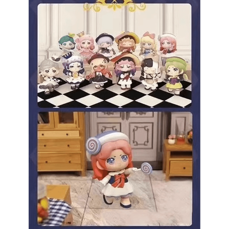 【拆盒】正版帕帕妮镜像共生系列盲盒潮玩公仔