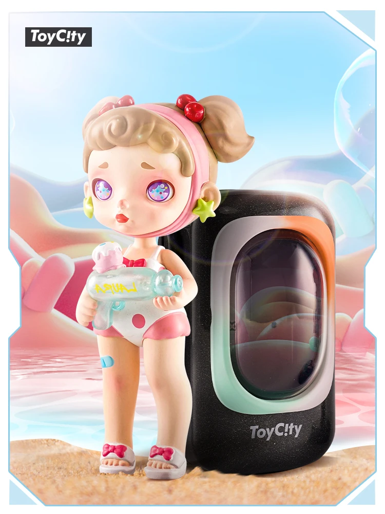 玩具城市laura泳池太空舱劳拉潮玩盲盒盒端女孩公仔手办