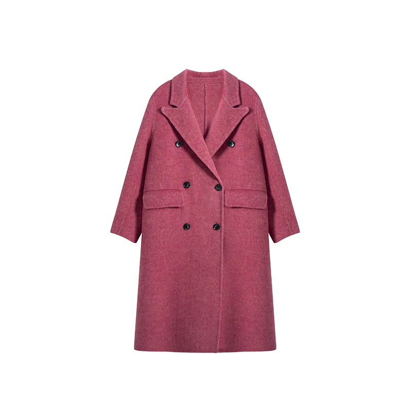 【野蛮女友】2024秋冬新款时尚高端气质毛呢大衣GY-Mcc8809