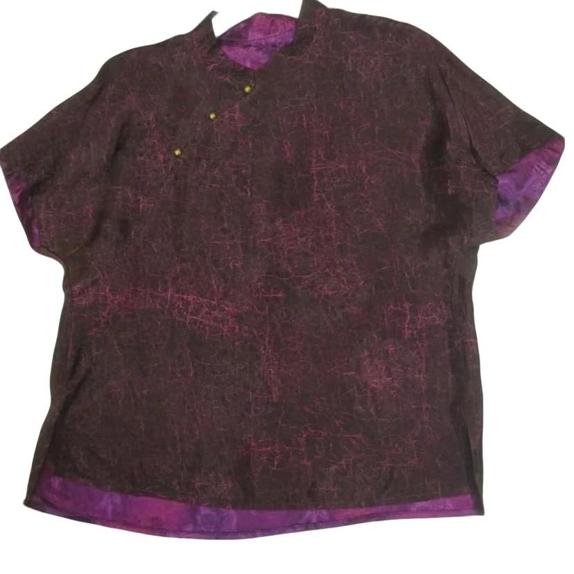 【蚕翼】香云老料中国风新中式显气质复古短袖女士上衣春夏141wo