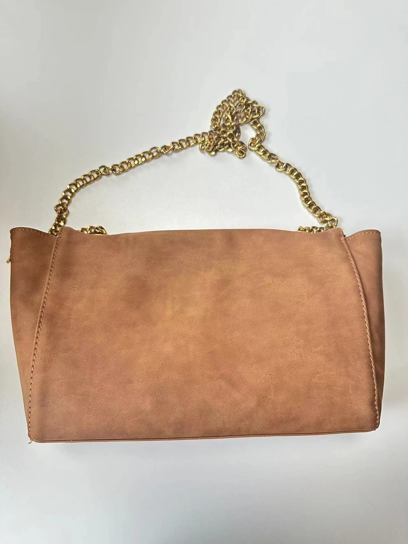 TOLEX新款手工真皮女包0109双面棕色