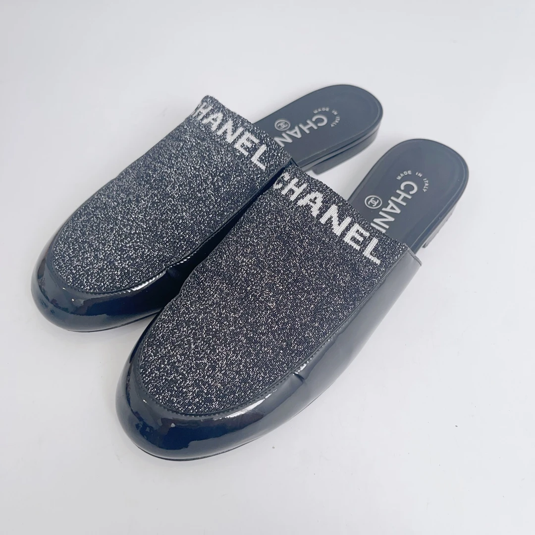 95新 Chanel/香奈儿 38.5码/chanel半拖/98新/jm08249