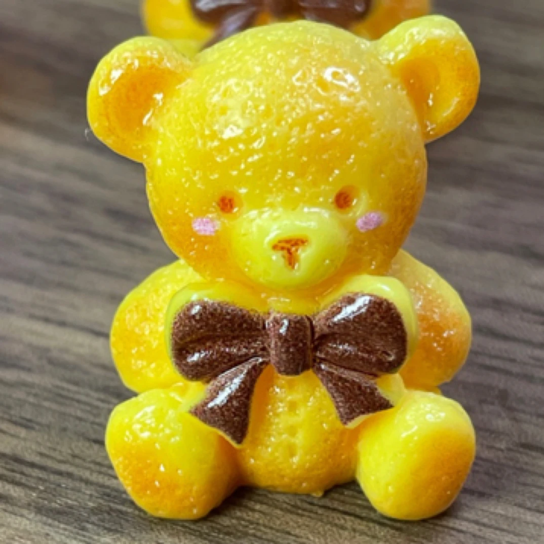 【兰初定制】全亮 蝴蝶结饼干小熊