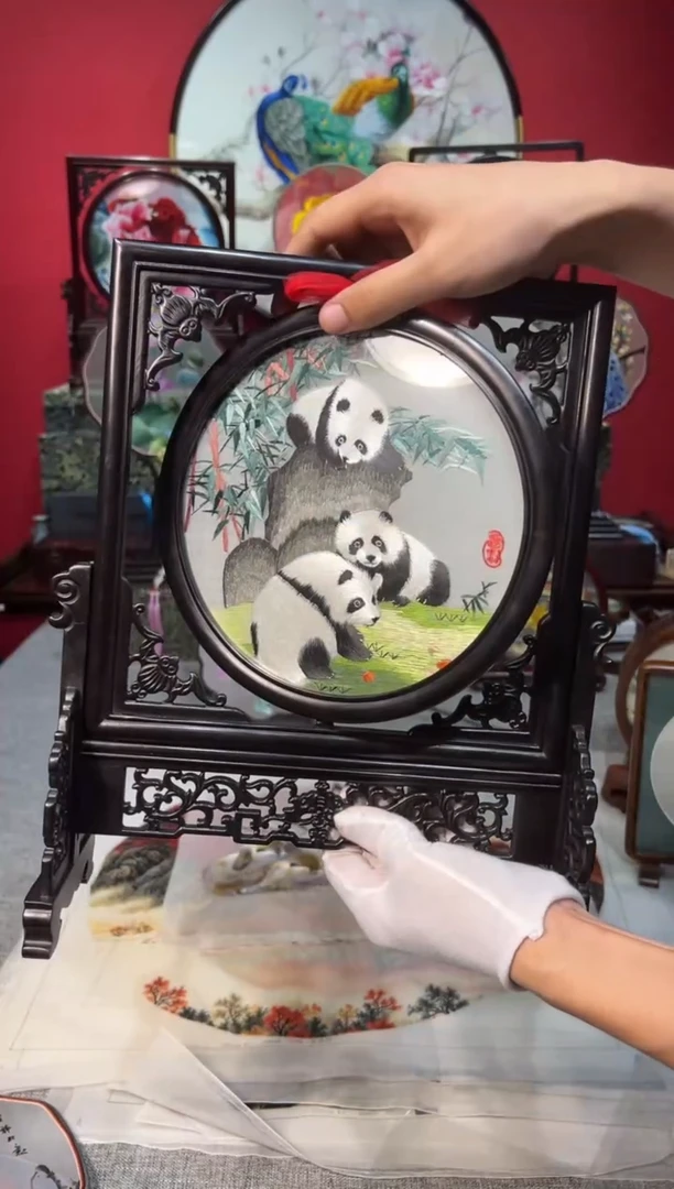 【闪购商品】刺绣苏绣纯手工艺术品
