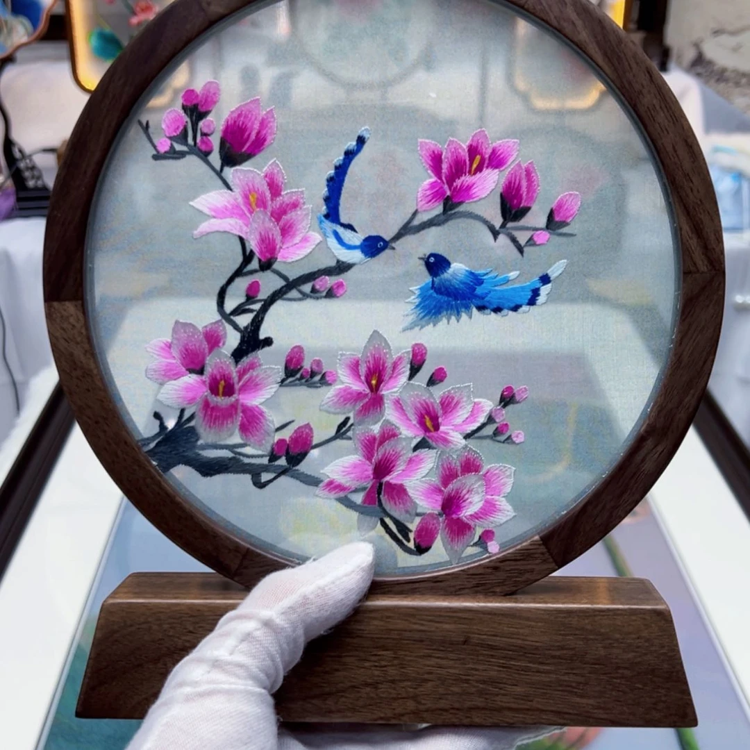 【闪购商品】桑蚕丝织绣秋*