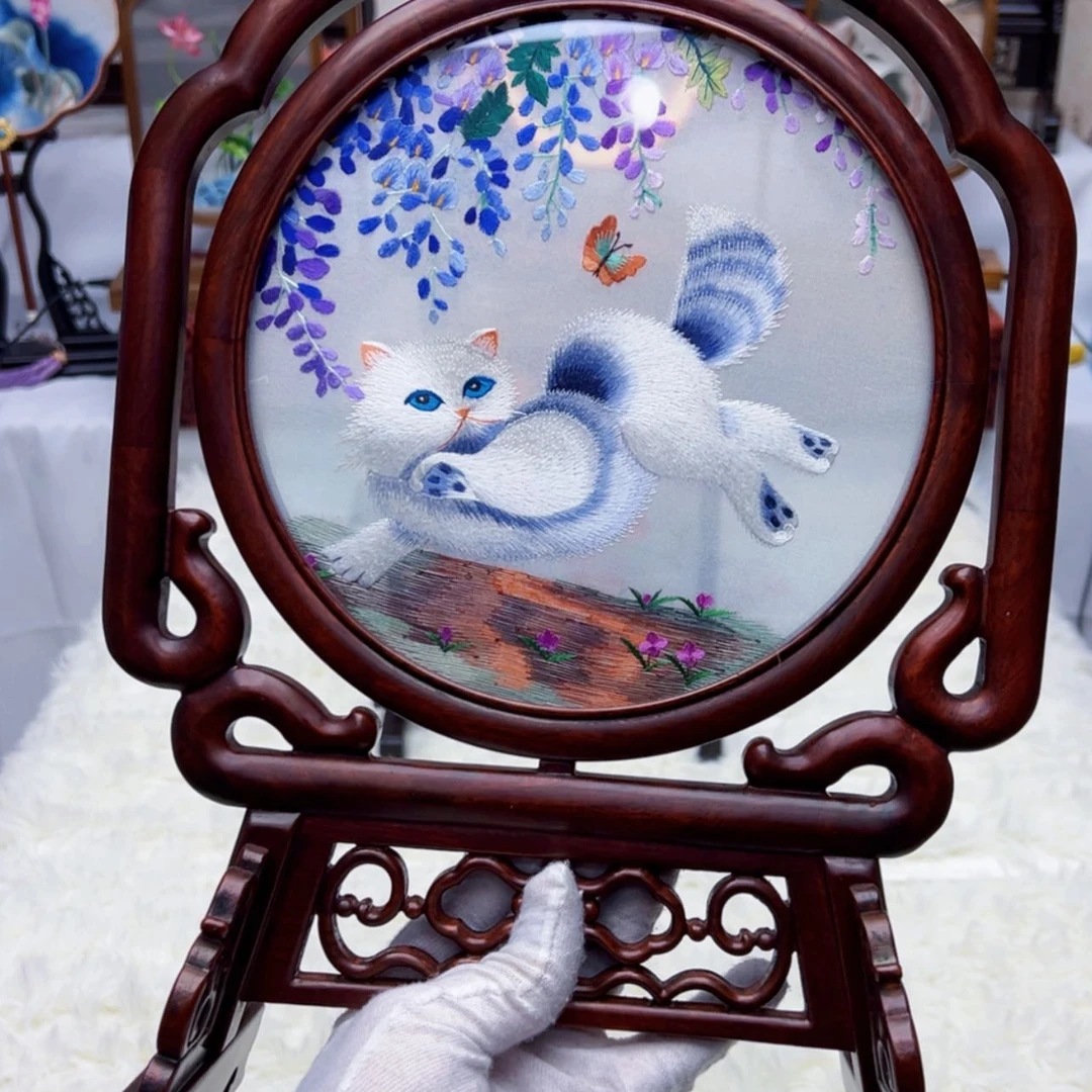 【闪购商品】桑蚕丝织绣玉**桃