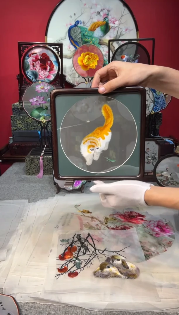 【闪购商品】刺绣苏绣纯手工艺术品