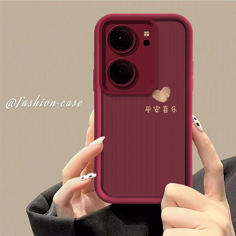 vivoiqooneo9天眼阶梯平安喜乐高级感新款国潮简约诸事皆顺软壳女