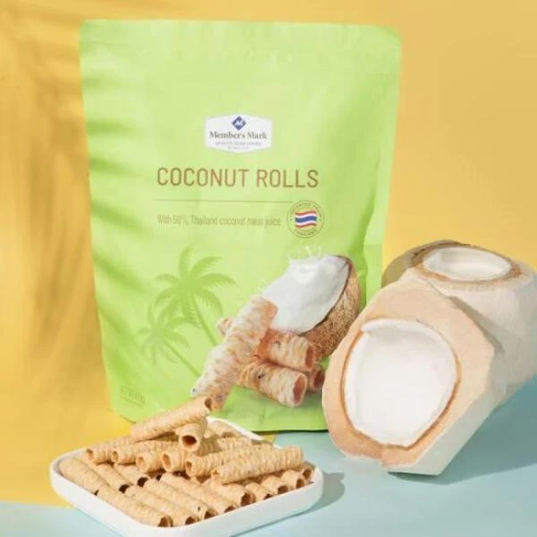 Member's Mark 泰国进口 椰香脆卷(糕点) 400g