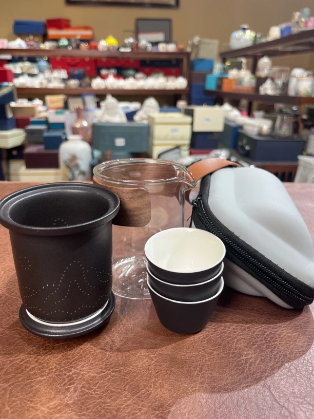 177路宝黑一壶三杯旅行茶具