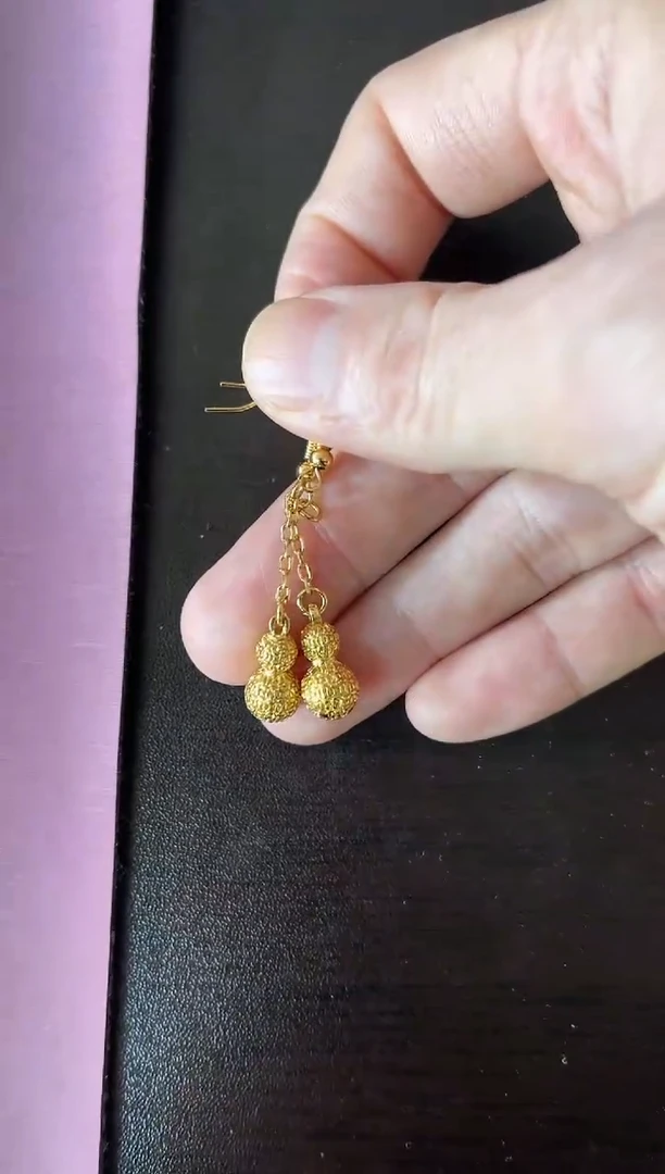 【闪购商品】98号珐琅景泰蓝耳钩