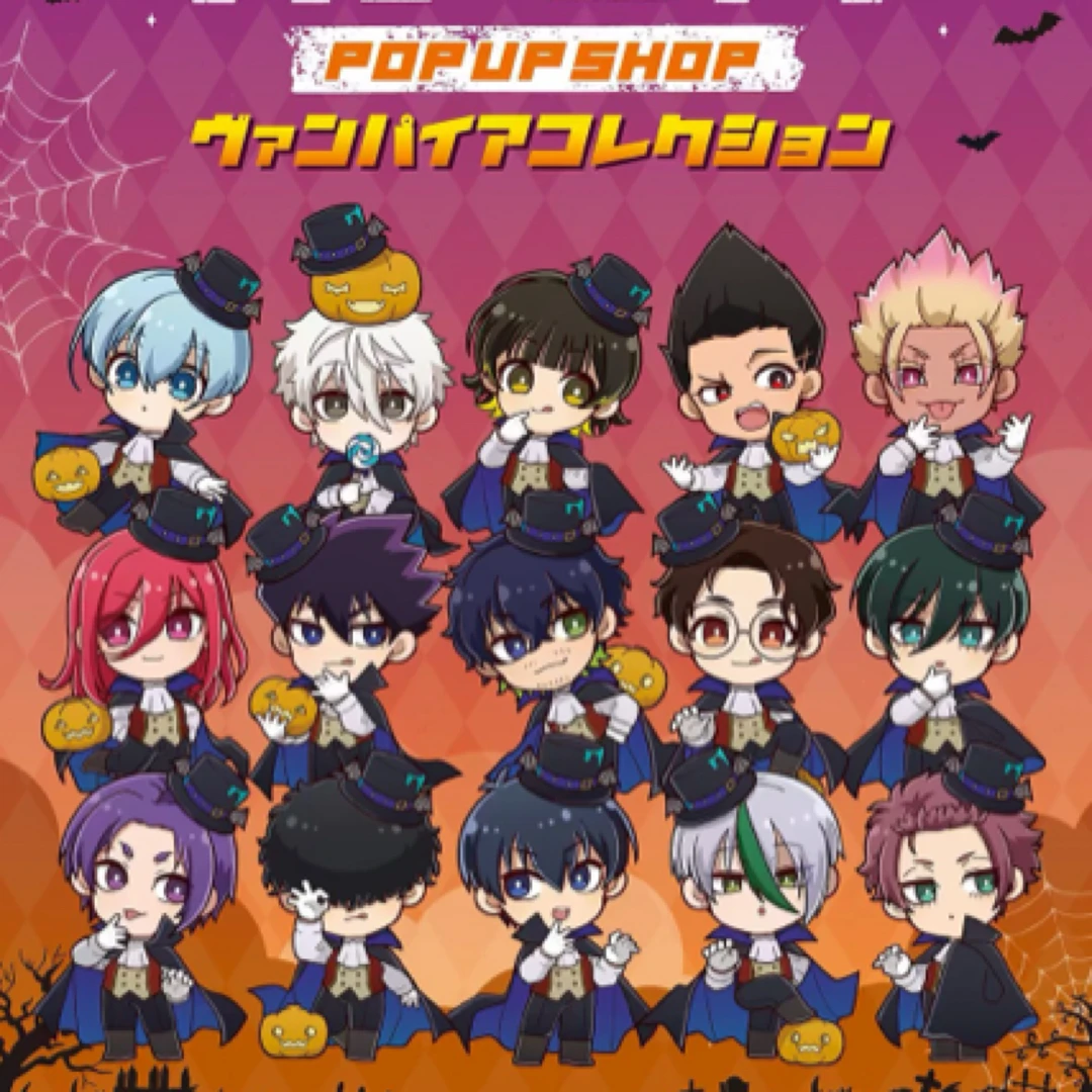 蓝色监狱 公主咖啡 万圣节Q版吧唧 徽章