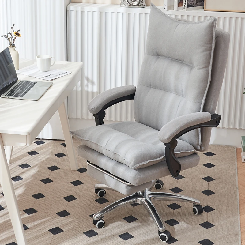 SACKBERG电脑椅家用可躺老板椅办公电竞宿舍椅子布艺书房椅