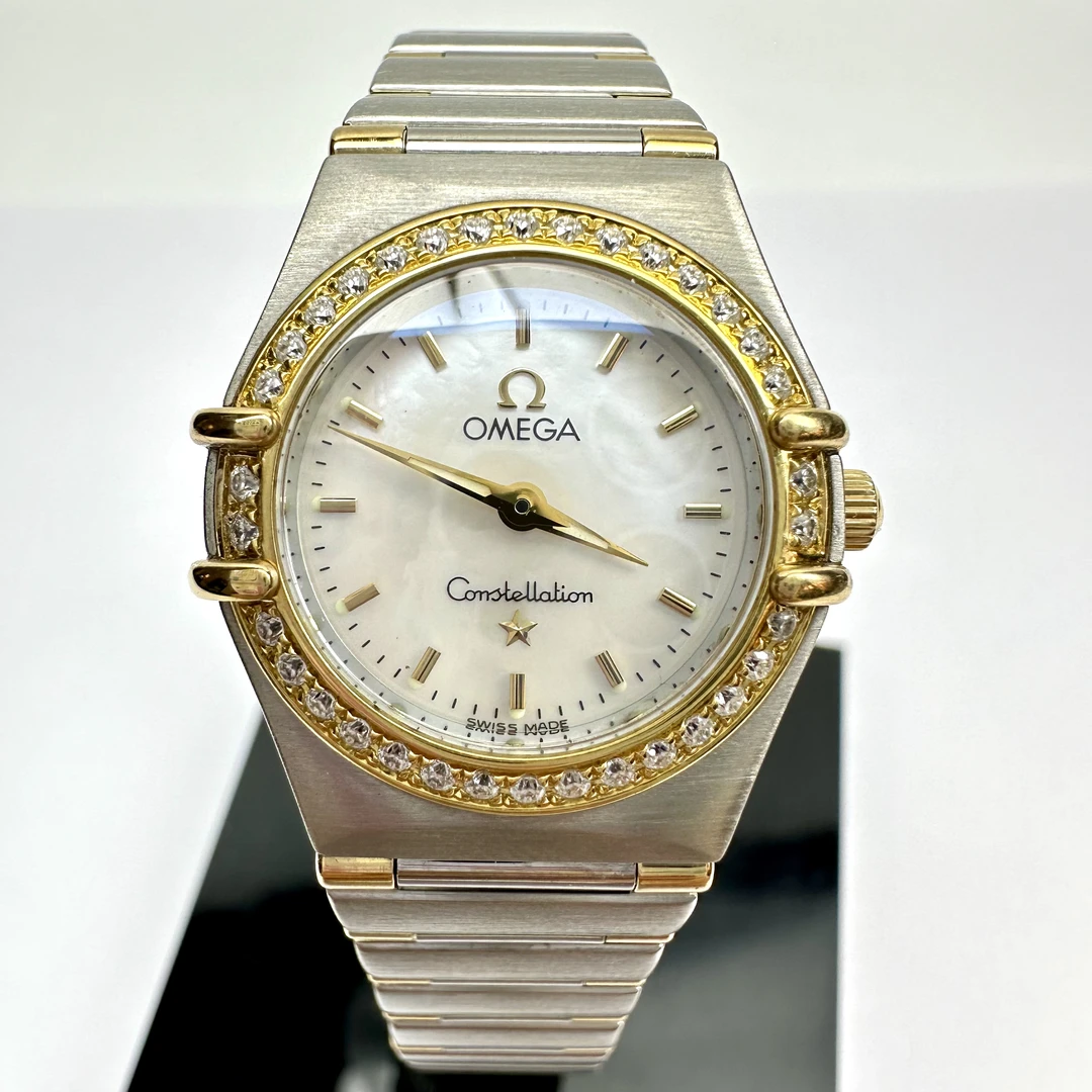 95新 Omega/欧米茄 欧米茄/星座/女表/石英/22.5mm/5710/7819