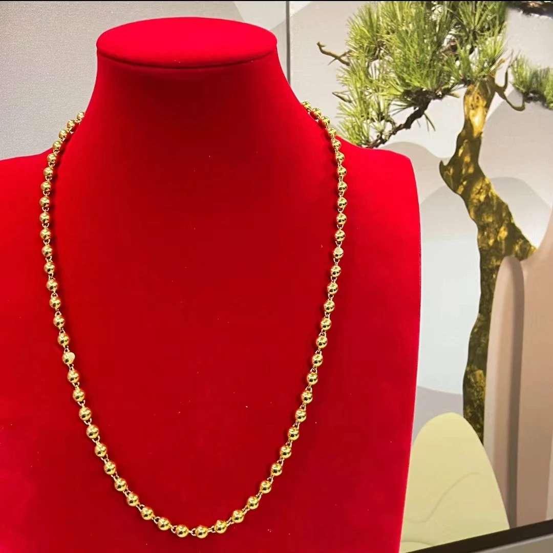 抖音好物项链 抖音好物  时尚金典6N60cm圆珠项链