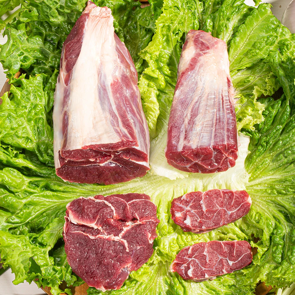 新疆品质正宗散养草膘牛肉当天现杀鲜嫩原切牛腱子排酸调理