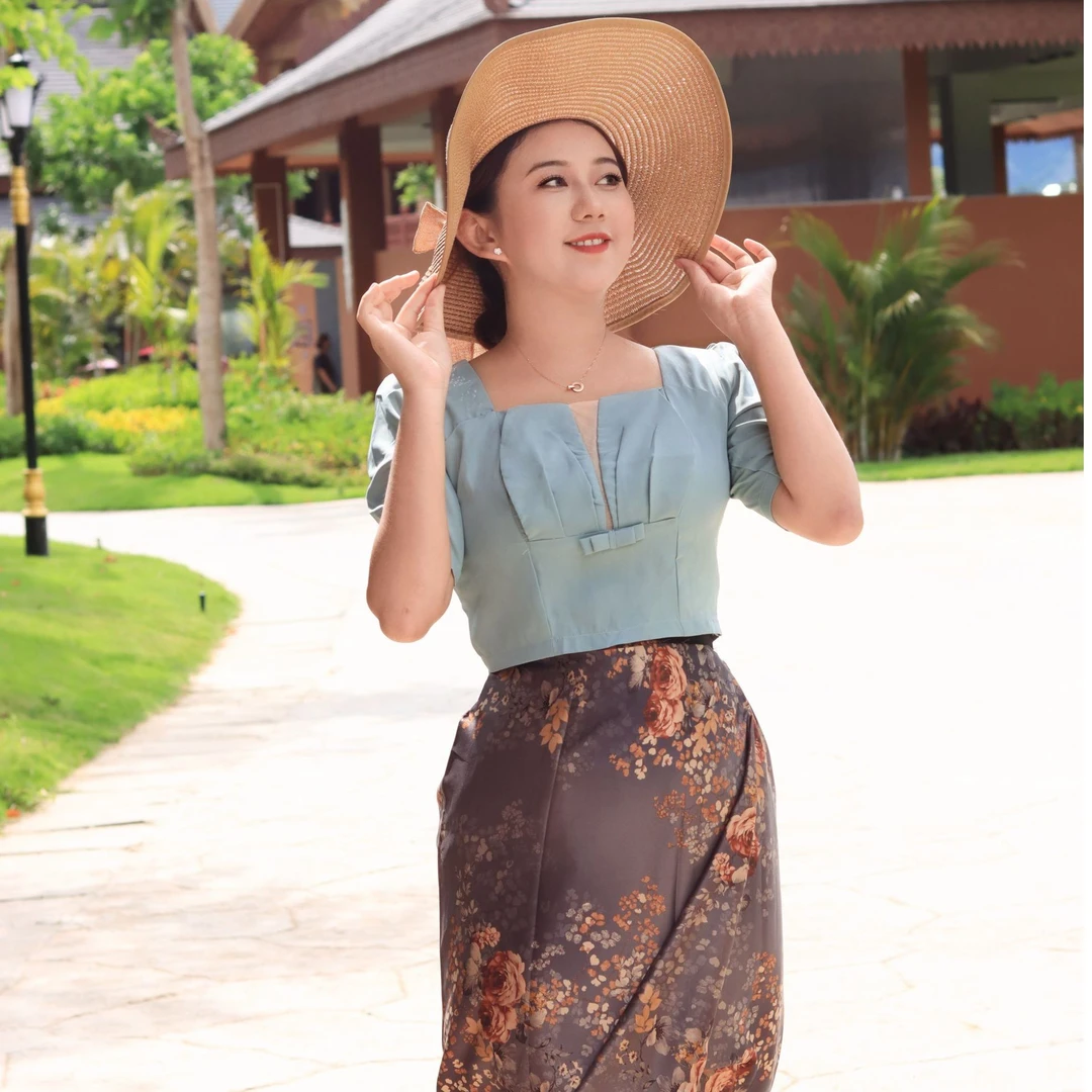 【艾十七】云南少数民族傣装手工传统民族服饰