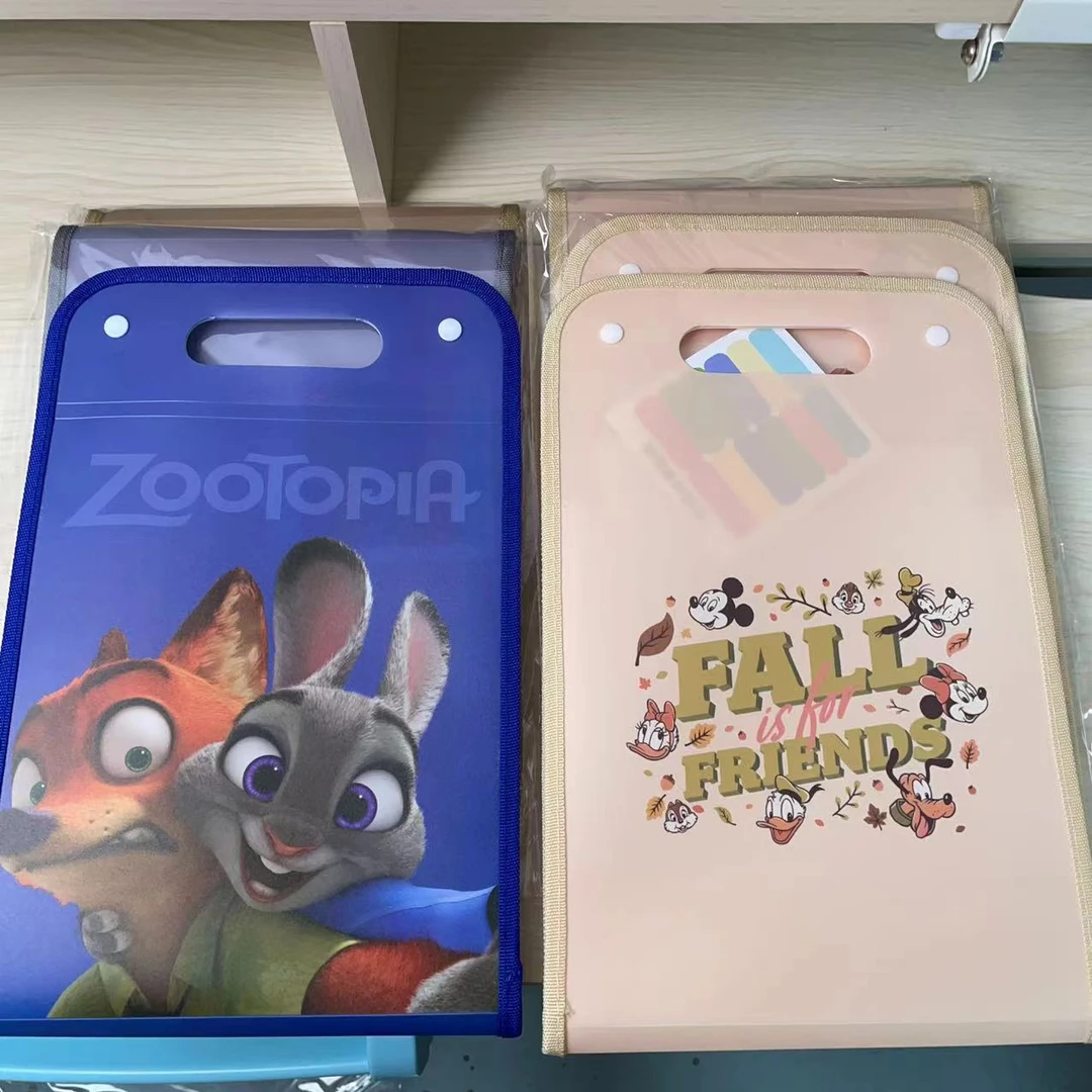 组合-2 联众迪士尼13格竖式风琴文件袋DSN 93 04（款式随发）HUI