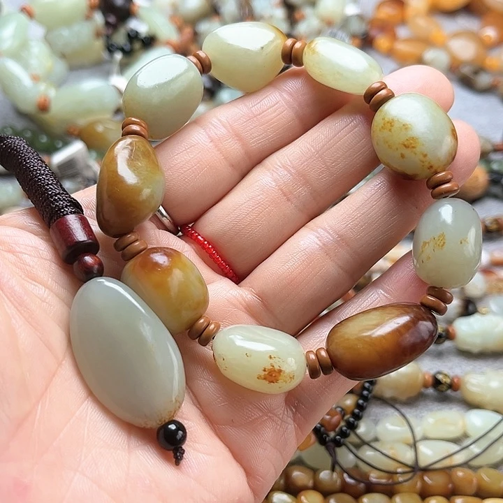 和田玉（糖玉）手链未镶嵌